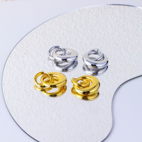 圓形雙環(huán)不銹鋼耳扣耳環(huán)代加工